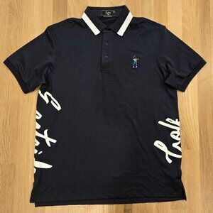 Eastside Golf Men's Pique Polo - New - Navy - Size M